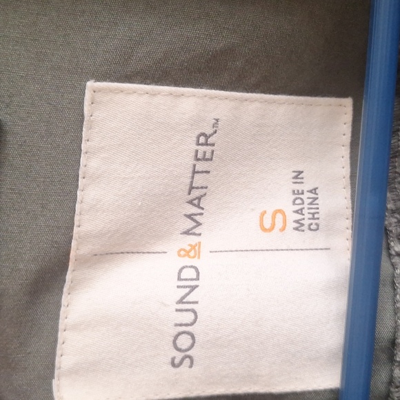 Sound And Matter Lightweight Olive Green Parka Jacket Size Small - Picture 12 of 13